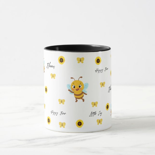 Taza Cute Happy Bee Kids Mug (Centro)