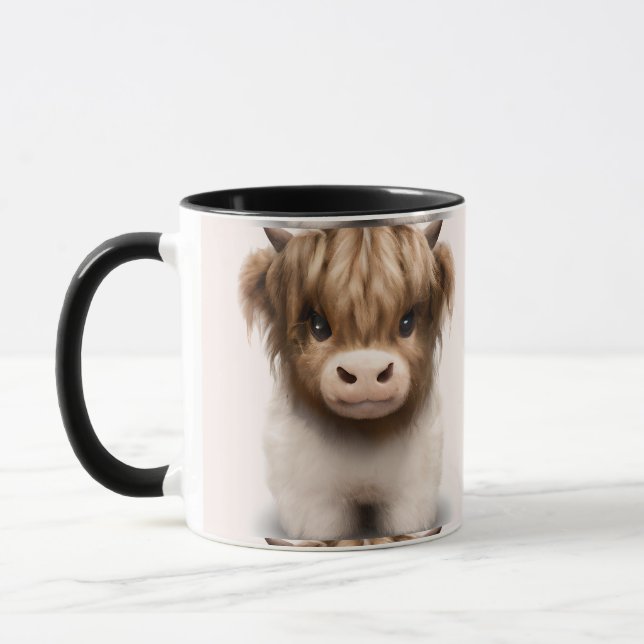 Taza Cute Highlands Escocia Cow (Izquierda)
