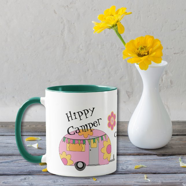 Taza Cute Hippy Camper Personalizado (Subido por el creador)