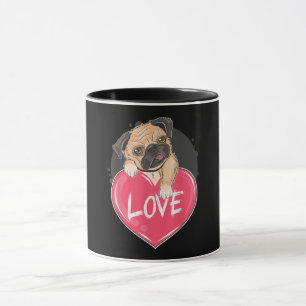 Taza Cute I Robar la pulga del corazón Regalo de San