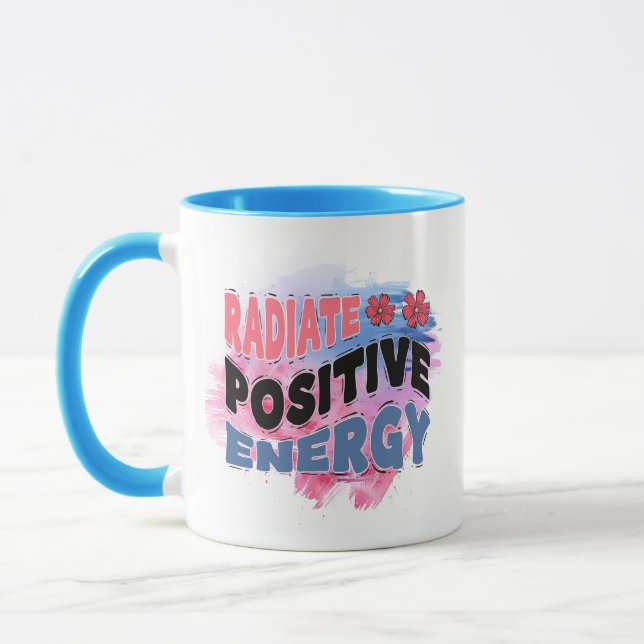 Taza Cute inspirational word art positive  (Izquierda)