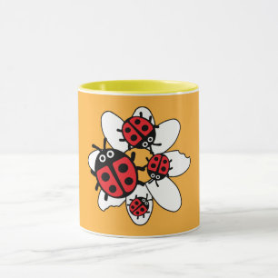 Taza Cute Kids ladybird Familia Gran Café Mug