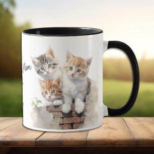 Taza Cute Kittens Mejor Gato Mamá Jamás Mug