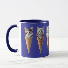 Taza Cute Kitty Cones