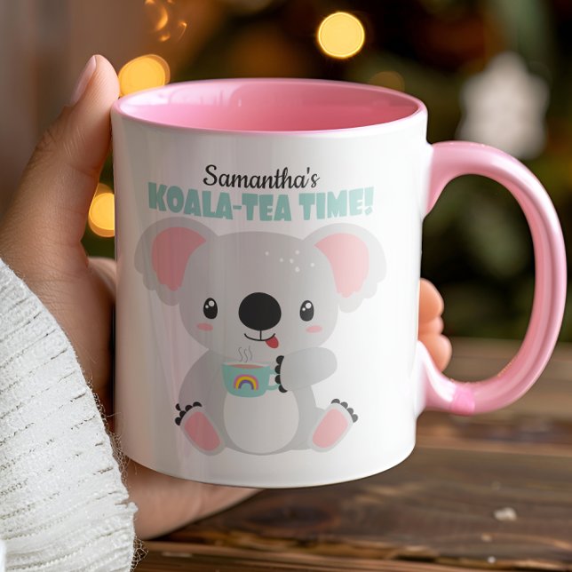 Taza Cute Koala Koala-Tea Time Koala Mug (This “aussie-ome” koala mug is almost too much sweetness to “bear”. )