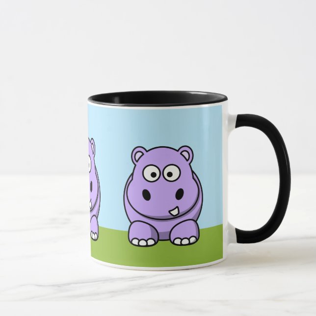 Taza Cute Lavender Hippo (Derecha)