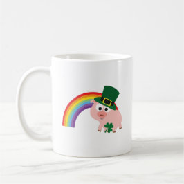 Taza Cute Leprechaun Pig