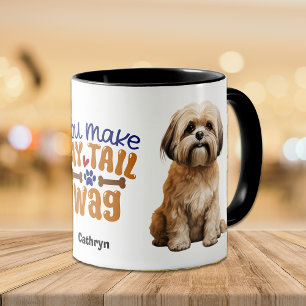 Taza Cute Lhasa Apso Me Haces La Mordaza