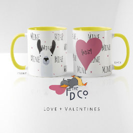 Taza Cute Llama Llove "Mine" Café Fiend Teetotaler