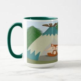 Taza Cute Lone Fox