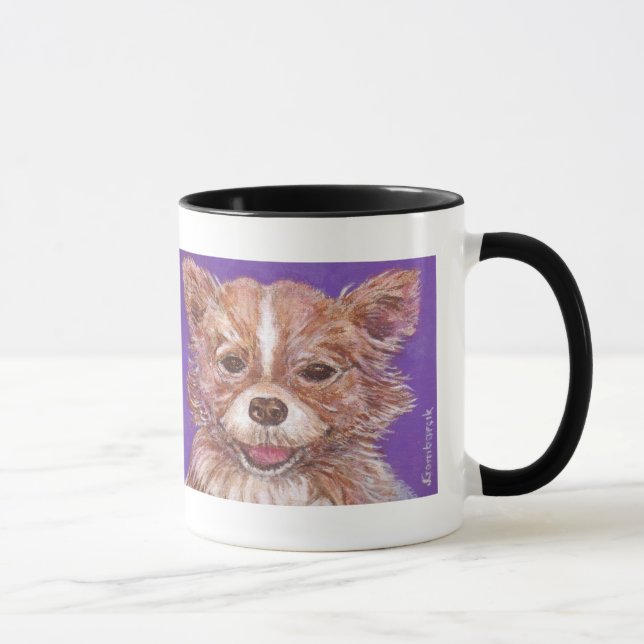 Taza Cute Long Hair Chihuahua (Derecha)