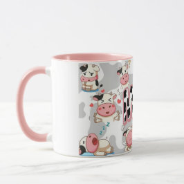 Taza Cute “Moo Cow” Cartoon Design