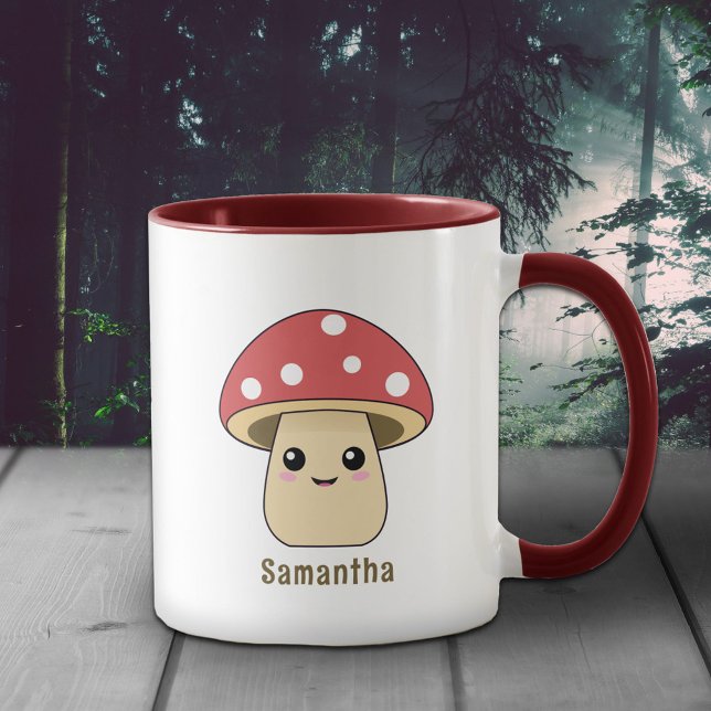 Taza Cute Mushroom (Cute Mushroom Mug)