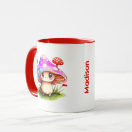 Taza Cute Mushroom