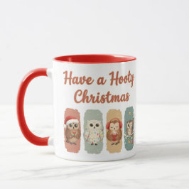 Taza Cute Owl Navidad – Hooty Fiestas