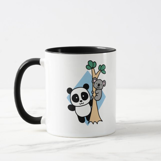 Taza Cute Panda y Koala - Amanda Roos (Izquierda)