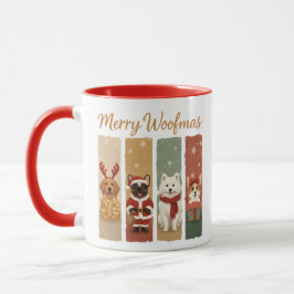 Taza Cute Perro Navidad – Feliz Woofmas