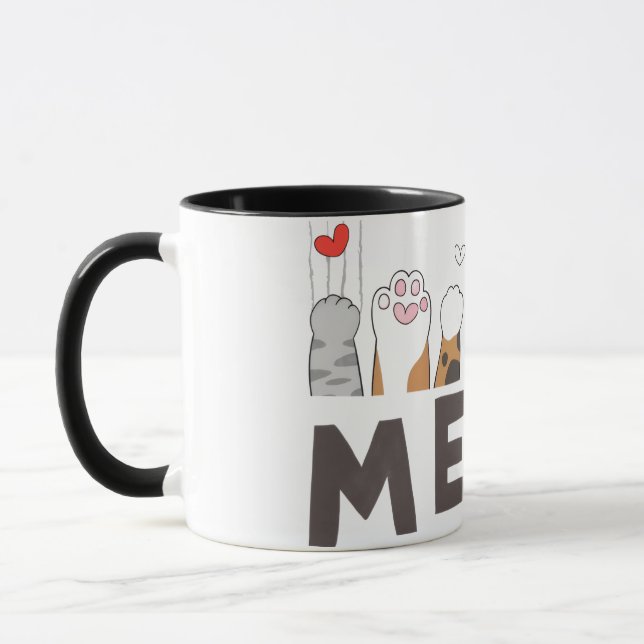 Taza Cute Pet Paw Love Mug (Izquierda)