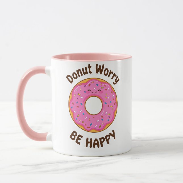 Taza Cute Pink Donut with Sprinkles (Izquierda)