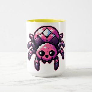 Taza Cute Pixel Spider
