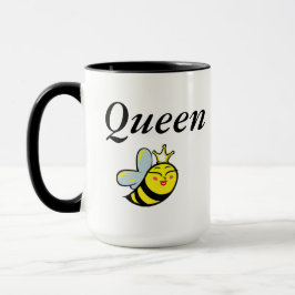 Taza Cute Queen Bee Regalo Café Mugs