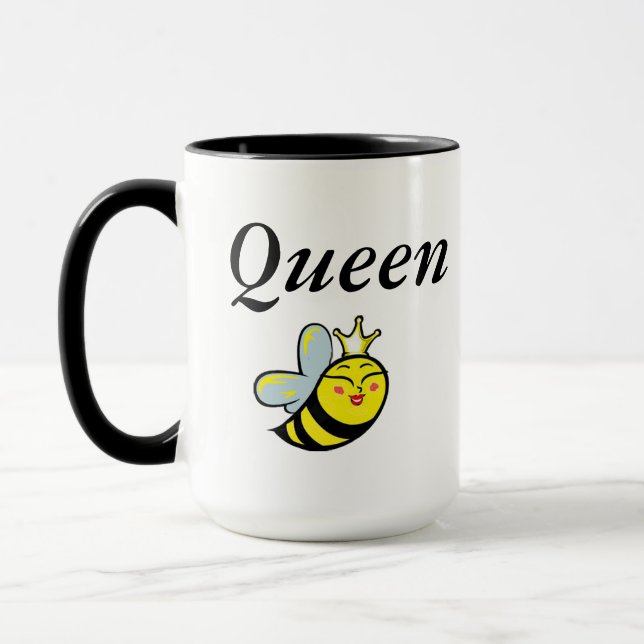Taza Cute Queen Bee Regalo Café Mugs (Izquierda)
