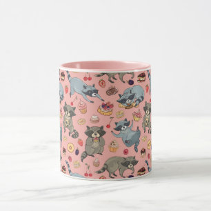 Taza Cute Racoons Mug