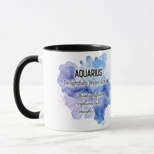 Taza Cute Rasgos de Signo del Zodiaco / Envoltura de Ac