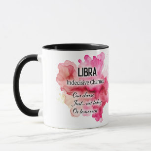 Taza Cute Rasgos de Signo del Zodiaco / Libra Wrap 