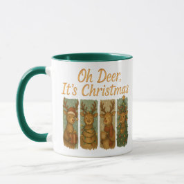 Taza Cute Reindeer Navidad – Oh Ciervo