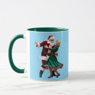 Taza Cute Santa Dancing