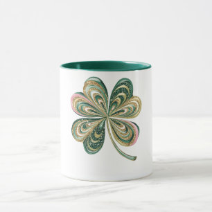 Taza Cute St Patricks Cuatro Camisas De Agua De Tronco