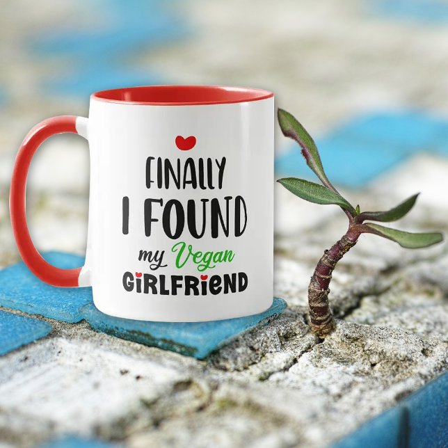 Taza Cute Vegan Girlfriend Valentine (Subido por el creador)