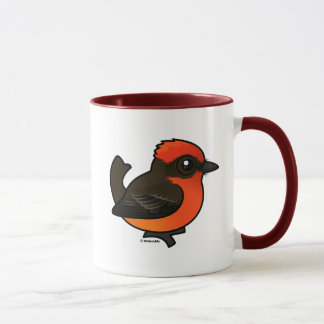 Taza Cute Vermilion Flycatcher