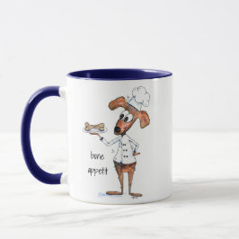 Taza Cute Whimsical Dog Chef