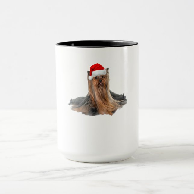 Taza Cute Yorkshire Terrier Christmas Gift (Centro)