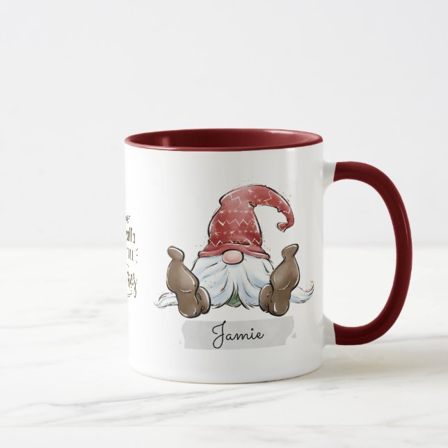 Taza Cutie Navidades Gnome Mug (Derecha)