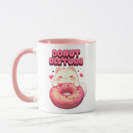 Taza Cuto gato donut