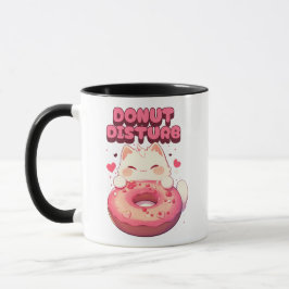 Taza Cuto gato donut