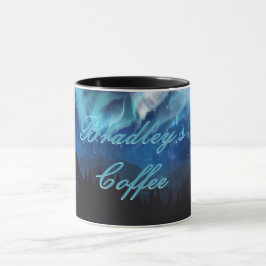Taza Cuto, mágico, oscuro, aurora boreal, personalizado