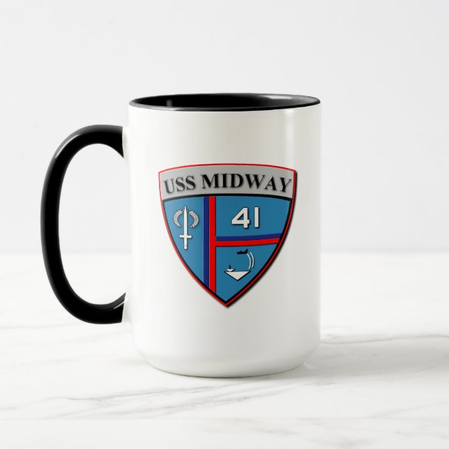 TAZA CV-41 USS INTERMEDIARIO (Izquierda)