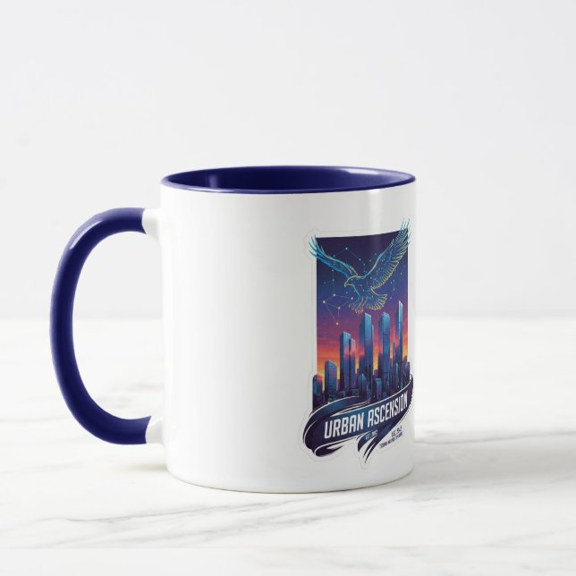 Taza Cyber-Nature Vector (Izquierda)