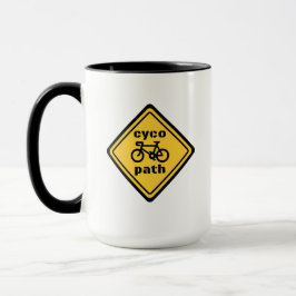 Taza Cycopath Funny Road Rótulo para Cycle Lover Hoodie