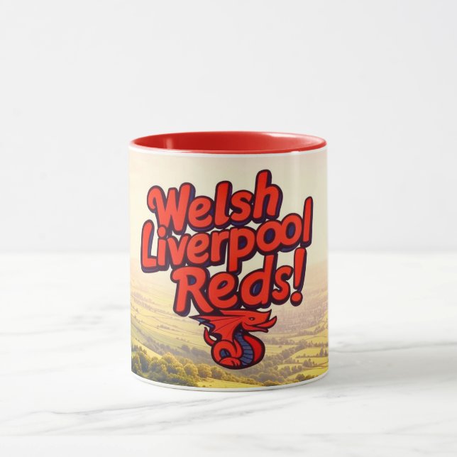 Taza Cymru Kopite Fuel - Porque Hasta Los Dragones Bebe (Centro)