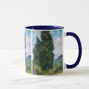 Taza Cypresses, Bella Artes Vincent van Gogh