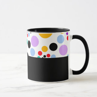 Taza D01 - Tasse mit bunten Punkten