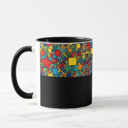 Taza D05 - Tasse mit buntem Mosaik