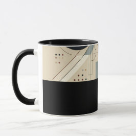 Taza D10 - Tasse mit pastellfarbiger Kunst