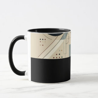 Taza D10 - Tasse mit pastellfarbiger Kunst