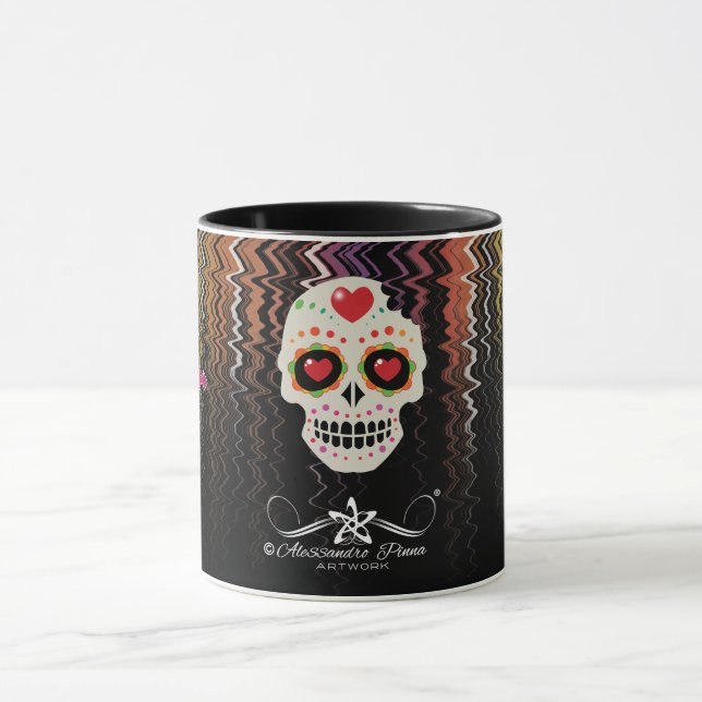 Taza D.D.L.M. Calavera (Centro)